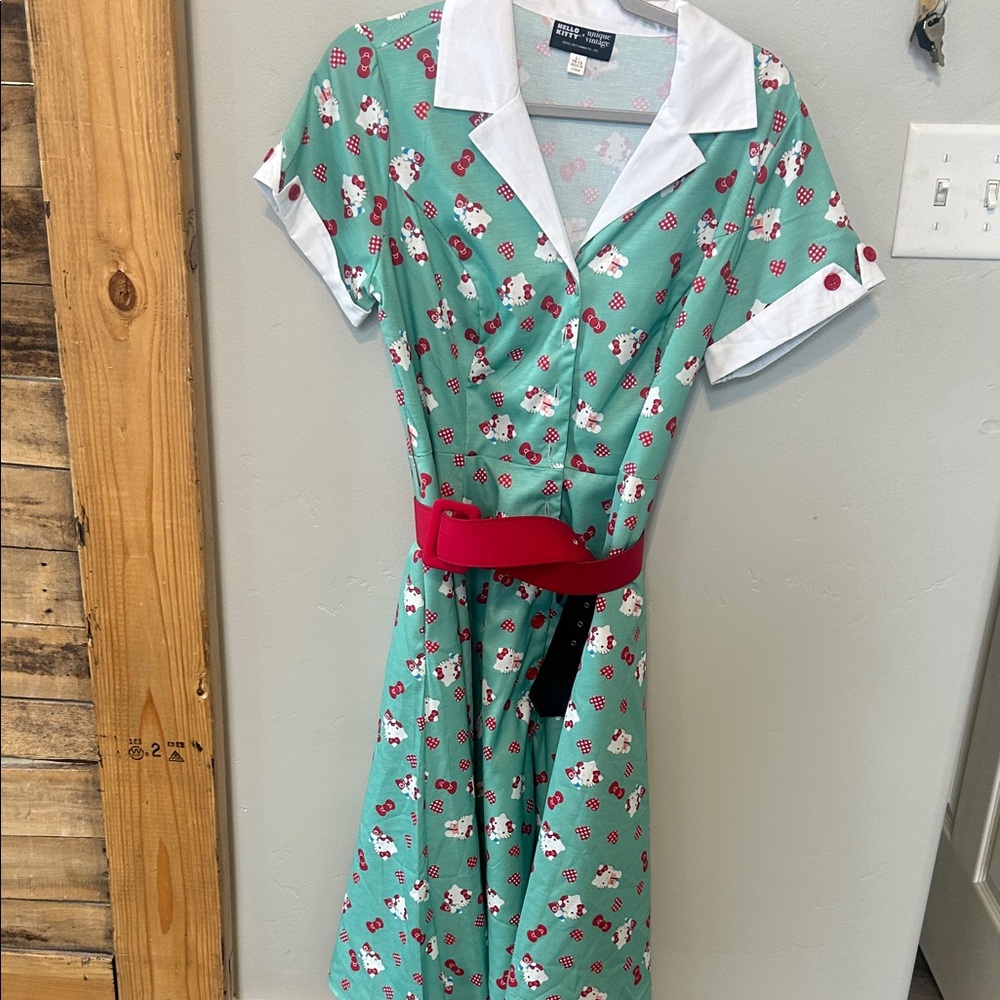 Unique Vintage Hello Kitty Swing Dress